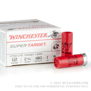 250 Rounds of 12ga Ammo by Winchester - 1 ounce #9 shot review