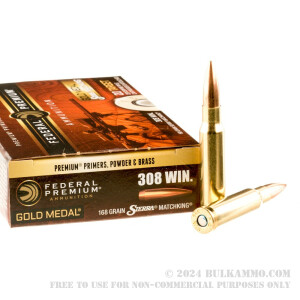 200 Rounds of .308 Win Ammo by Federal Sierra Match King - 168gr HPBT review
