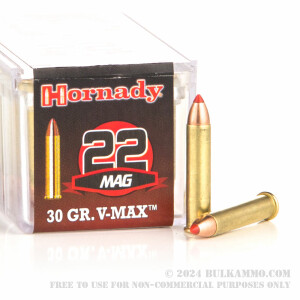 500  Rounds of .22 WMR Ammo by Hornady - 30gr V-Max review