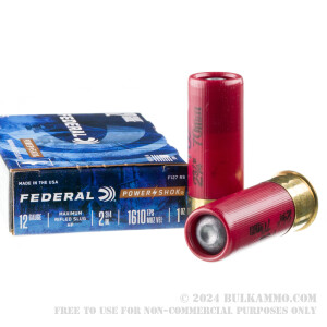 250 Rounds of 12ga Ammo by Federal - 1 ounce Rifled Slug review