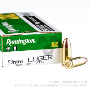 50 Rounds of 9mm Ammo by Remington - 124gr MC review