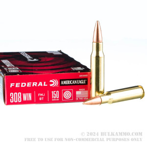 500 Rounds of .308 Win Ammo by Federal - 150gr FMJBT review