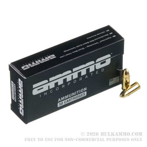 1000 Rounds of Bulk 9mm Ammo by Ammo Inc. - 115gr TMJ