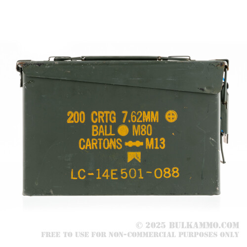 1 surplus mil spec 30 cal m19 ammo can for sale used green ammo can