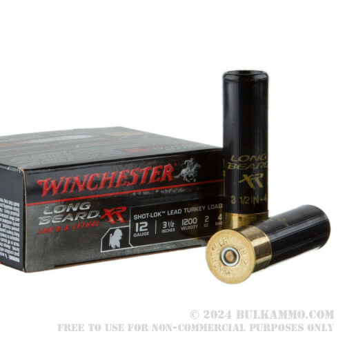 10 Rounds of Bulk 12ga Ammo by Winchester - 2 ounce #4 shot