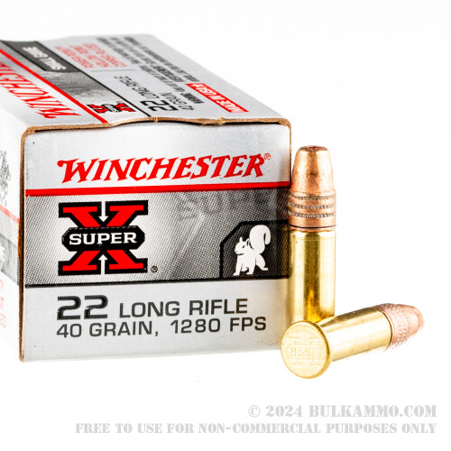 500 Rounds of Bulk .22 LR Ammo by Winchester - 40gr CPHP