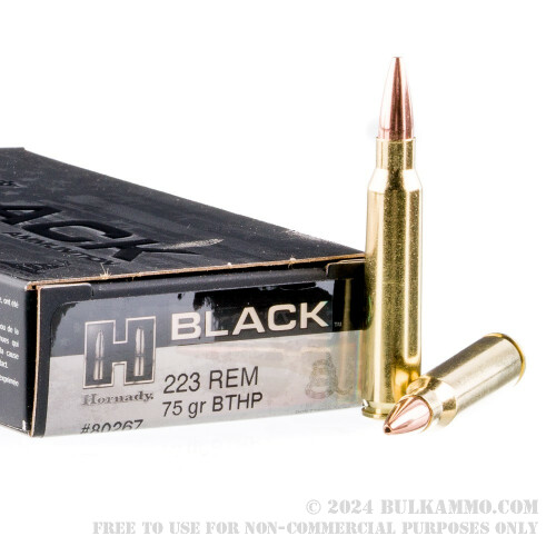 Product Evaluation: Hornady 75 gr. BTHP Match from Ammo.net