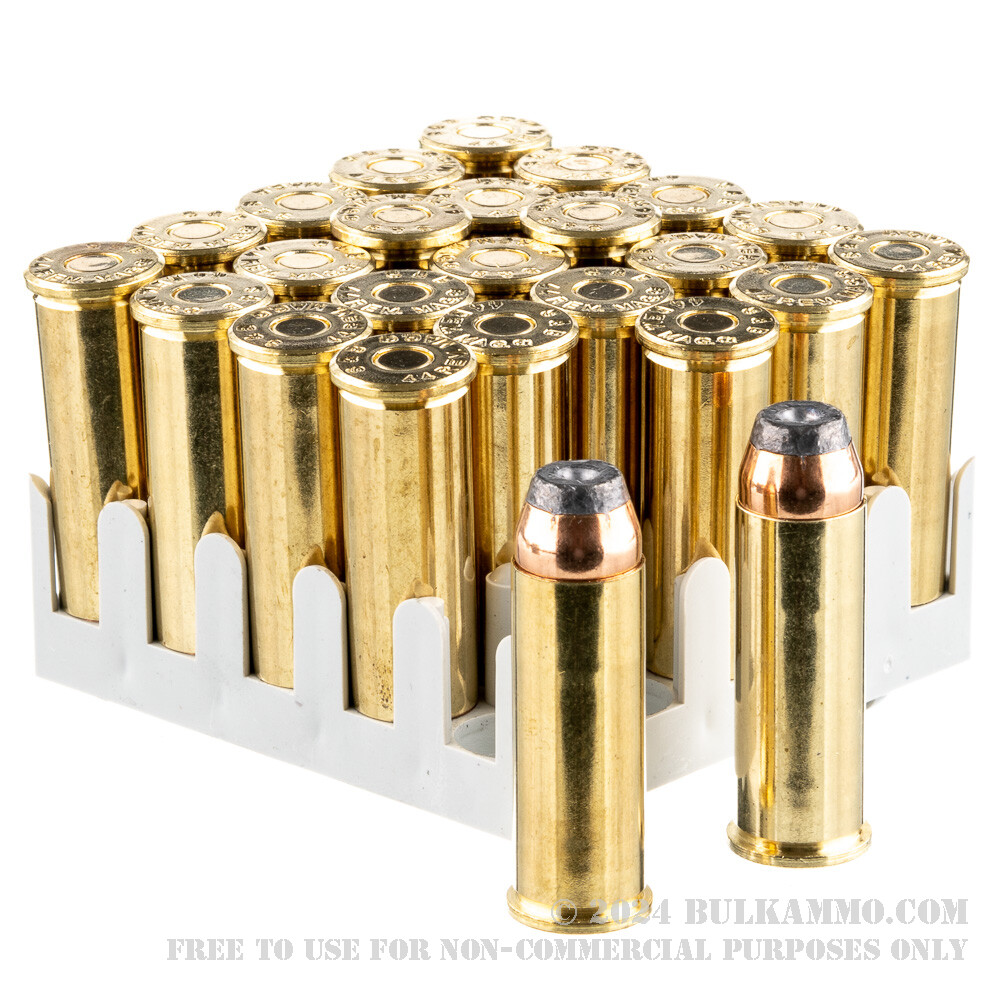 50 Rounds of Bulk .44 Mag Ammo by Sellier & Bellot - 240gr SJHP