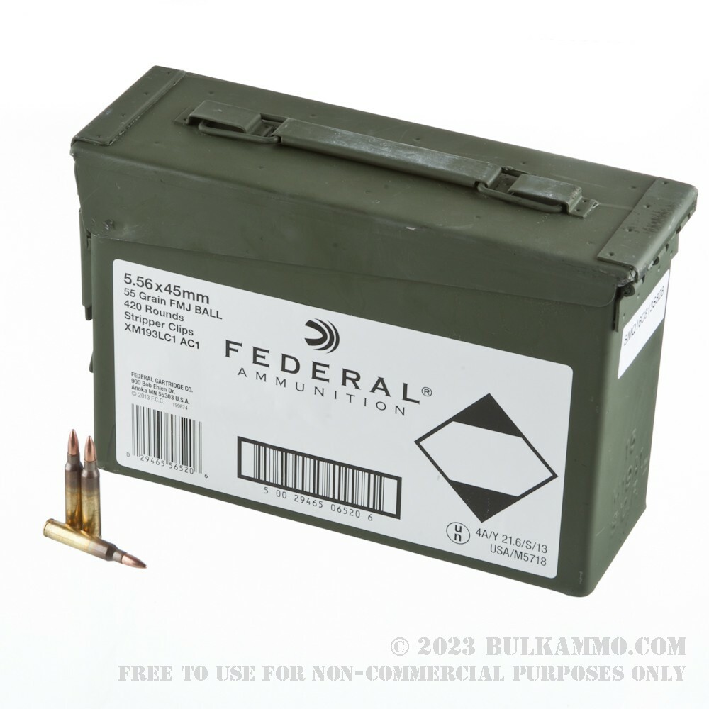 420-rounds-of-bulk-5-56x45-ammo-by-federal-55gr-fmjbt