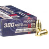 Image of 1000 Rounds of  Bulk .380 ACP Ammo by Fiocchi - 95gr FMJ