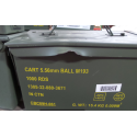 1 Surplus 50 Cal Ammo Can - Green - Used & Beat Up