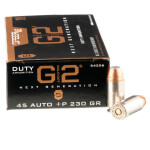 50 Rounds of 45 ACP +P Ammo by Speer LE - 230gr Gold Dot G2 JHP