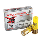 250 Rounds of 20ga Ammo by Winchester Super-X- 2-3/4" #3 Buck