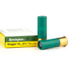 5 Rounds of 16ga Ammo by Remington Slugger - 4/5 ounce HP rifled slug