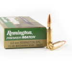 20 Rounds of 6.8 SPC Ammo by Remington - 115gr MatchKing HPBT