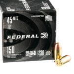 600 Rounds of .45 ACP Ammo by Federal Black Pack - 230gr FMJ