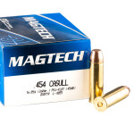 20 Rounds of .454 Casull Ammo by Magtech - 260gr FMJ