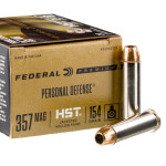 20 Rounds of .357 Mag Ammo by Federal HST - 154gr JHP