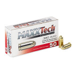 500 Rounds of .380 ACP Ammo by MAXXTech - 95gr FMJ