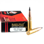 20 Rounds of .300 AAC Blackout Ammo by Black Hills Ammunition - 110gr TTSX