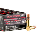 50 Rounds of .22 LR Ammo by Winchester Power Point - 42 gr CPHP