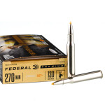 20 Rounds of .270 Win Ammo by Federal - 130gr Trophy Bonded Tip