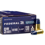 50 Rounds of 9mm Ammo by Federal Syntech Defense - 138gr SHP
