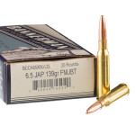 20 Rounds of 6.5 Japanese Ammo by Bannerman - 139gr FMJBT