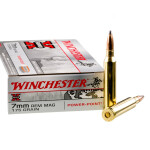 20 Rounds of 7mm Rem Mag Ammo by Winchester - 175gr PP