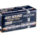 400 Rounds of 5.7x28mm Ammo by Fiocchi Combo Pack - 40gr FMJ & 62gr FMJ