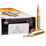 200 Rounds of .243 Win Ammo by Armscor USA - 90gr Trophy Tipped