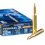 20 Rounds of .270 Win Ammo by Federal - 130gr SP
