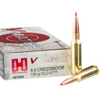 200 Rounds of 6.5 Creedmoor Ammo by Hornady V-Match - 100gr ELD-VT