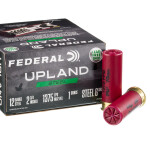 250 Rounds of 12ga Ammo by Federal Upland Steel - 1 ounce #6 steel shot