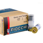 250 Rounds of 12ga Ammo by Fiocchi Game and Target - 2-3/4" 1 ounce #8 shot