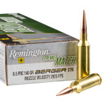 20 Rounds of 6.5 PRC Ammo by Remington Premier Match - 140gr OTM