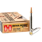 200 Rounds of .223 Ammo by Hornady Critical Defense - 73gr Polymer Tipped