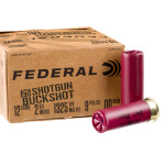 25 Rounds of 12ga Ammo by Federal - 00 Buck