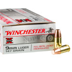 9mm 147 gr Super Unleaded Encapsulated Winchester Super X Ammo For Sale!