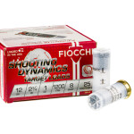 25 Rounds of 12ga Ammo by Fiocchi - 1 ounce #8 shot