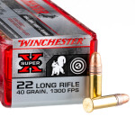 100 Rounds of .22 LR Ammo by Winchester - 40gr CPRN - High Velocity