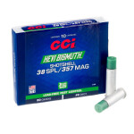 10 Rounds of .38 Spl Ammo by CCI Pest Control Shotshell - 80gr #8 Bismuth Shot