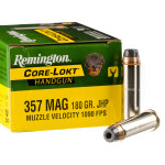 20 Rounds of .357 Mag Ammo by Remington Core-Lokt - 180gr JHP