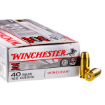 500  Rounds of .40 S&W Ammo by Winchester - 165gr BEB