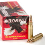 500  Rounds of 5.7x28 mm Ammo by Federal - 40gr TMJ