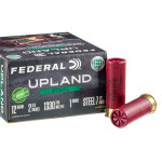 25 Rounds of 12ga Ammo by Federal Upland Steel - 1 ounce #7 1/2 steel shot