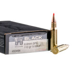 20 Rounds of 6.8 SPC Ammo by Hornady BLACK - 110gr V-MAX