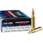 20 Rounds of .223 Ammo by Corbon Performance Match  - 55gr FMJ