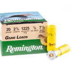 25 Rounds of 20ga Ammo by Remington - 7/8 ounce #7 1/2 shot