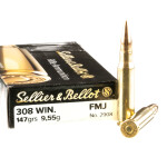 500 Rounds of .308 Win Ammo by Sellier & Bellot - 147gr FMJ
